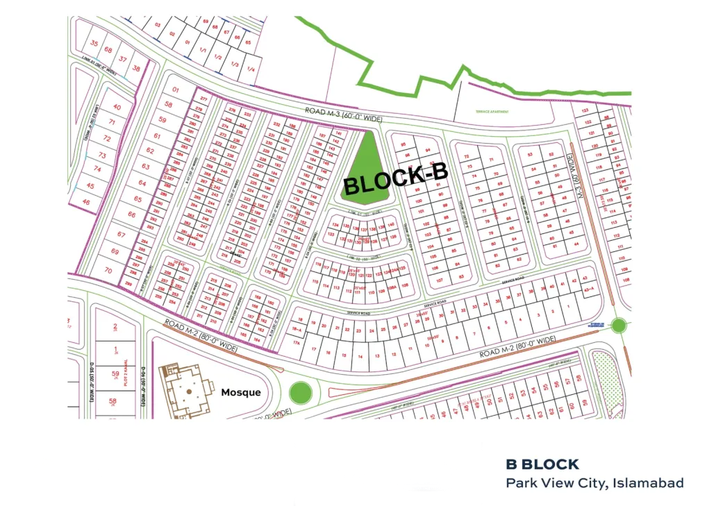 Park View City B Block Master Plan