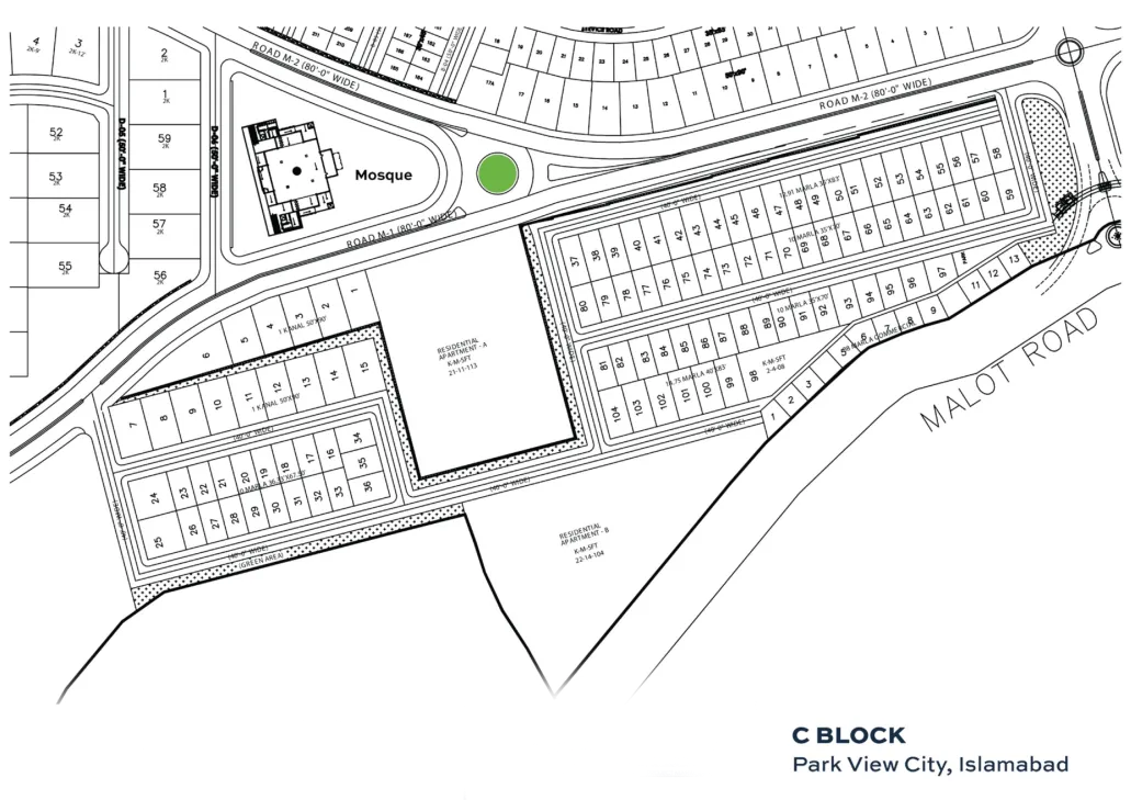 Park View City C Block Master Plan
