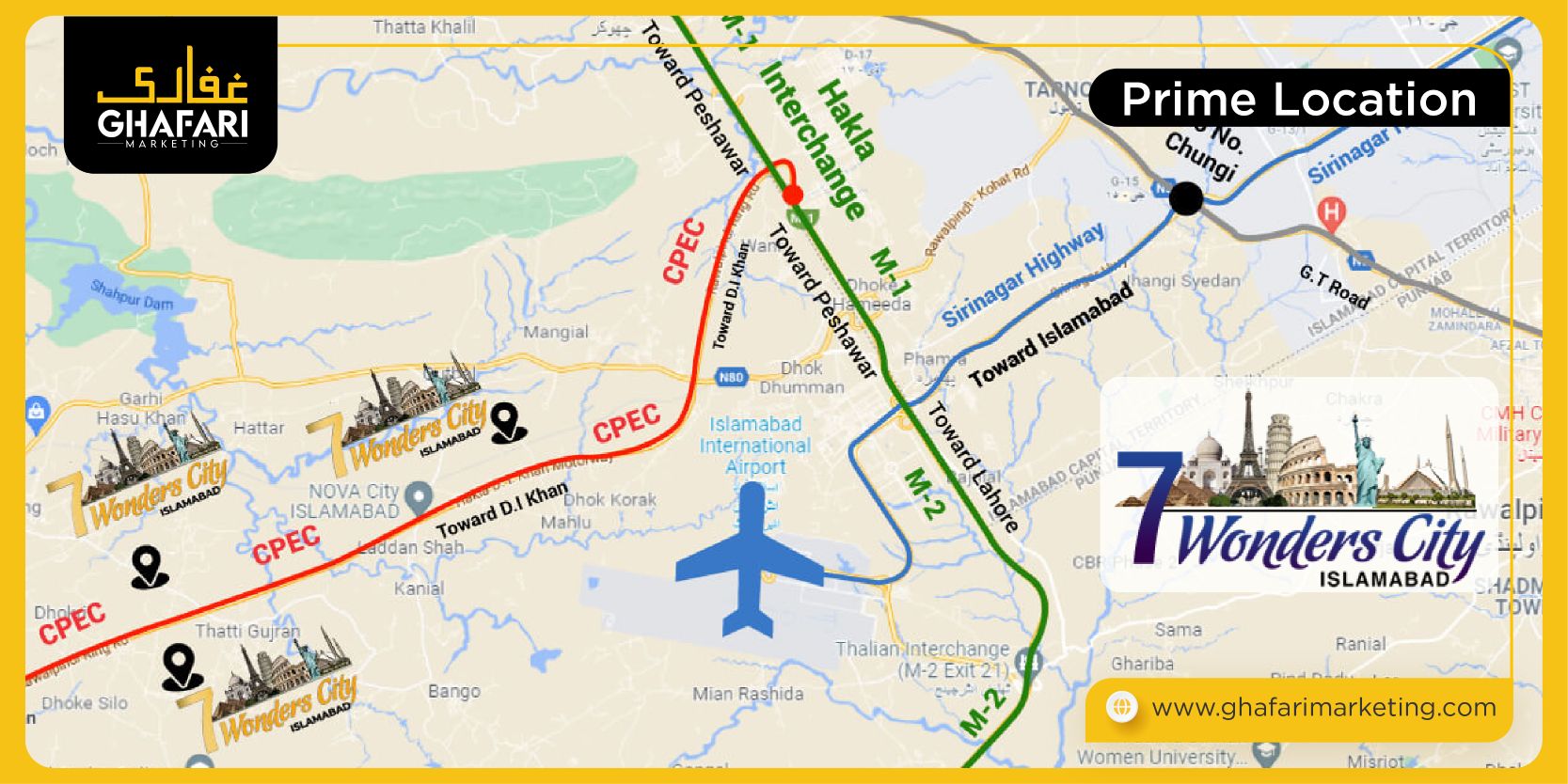 Access Points Seven Wonders City Islamabad 