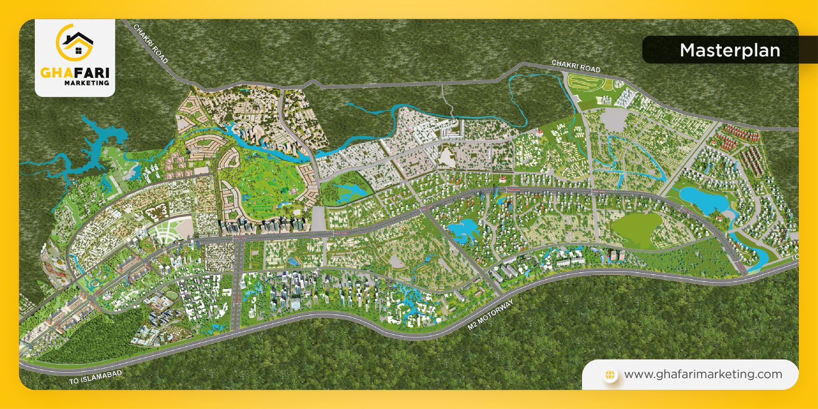 Masterplan of Capital Smart City Islamabad 