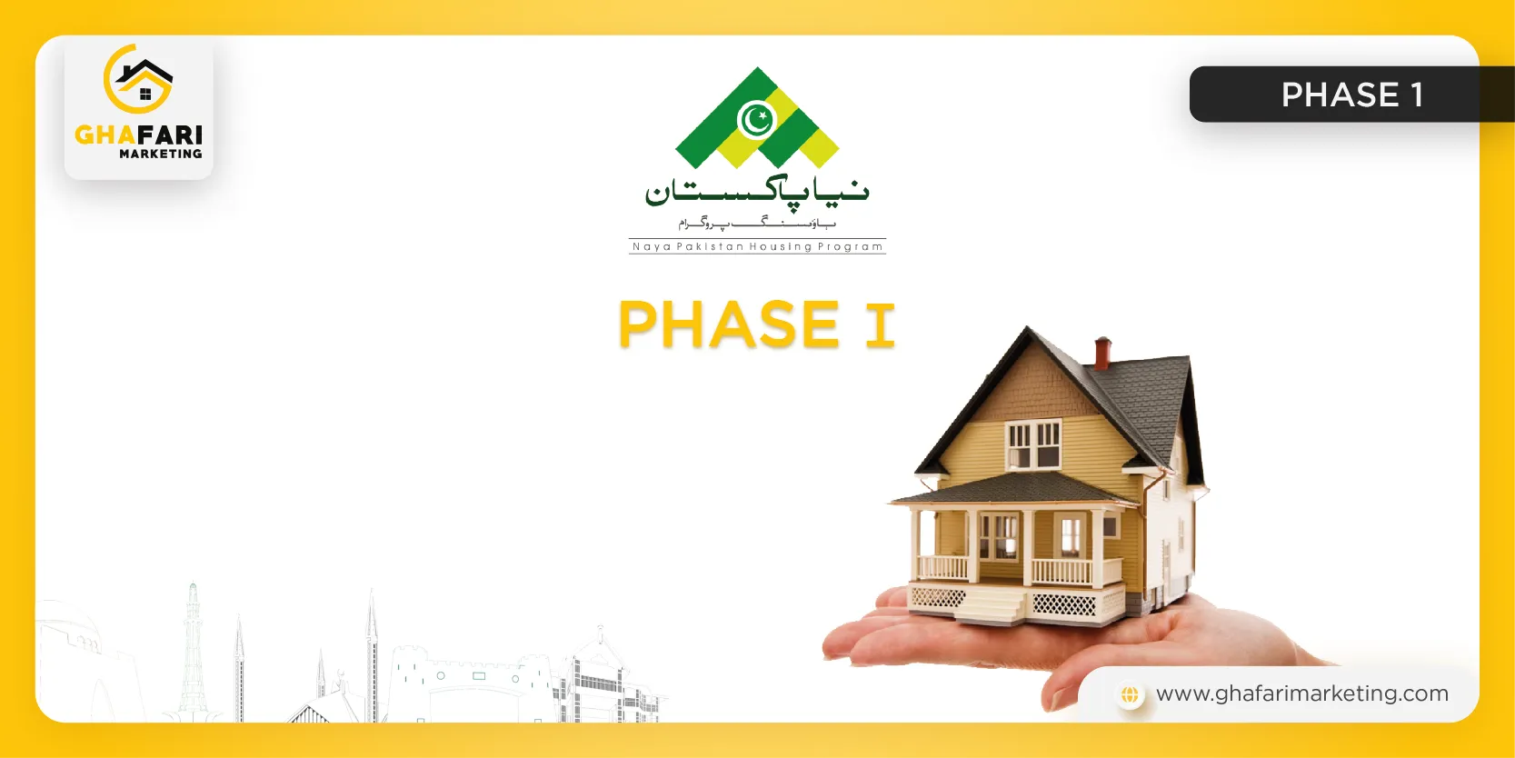 Phase 1 of Naya Pakistan Housing Scheme Program