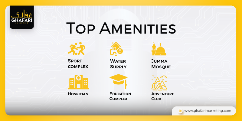 Amenities in Khyber Golf City