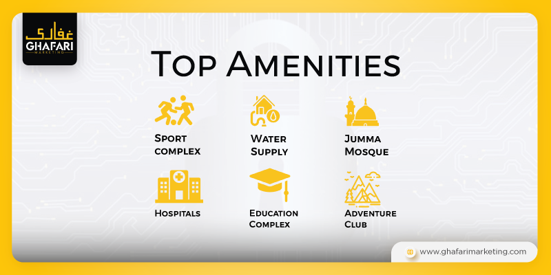 Amenities in Awami Residential Complex