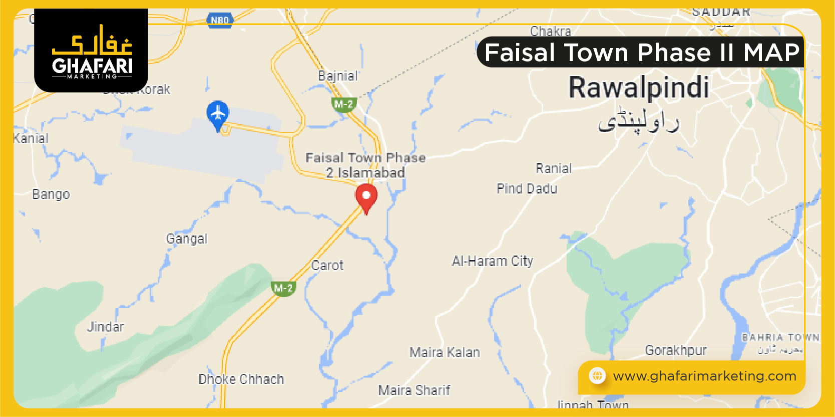 map of faisal town phase 2