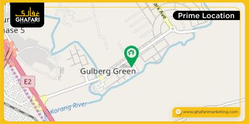 Gulberg Green Farmhouses Location