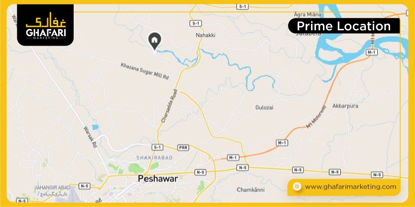 LB Farmhouse Peshawar location