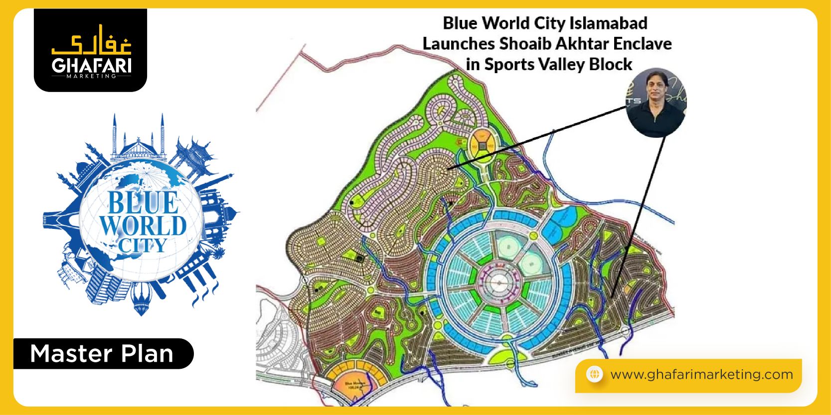 Shoaib Akhtar Enclave Master Plan 