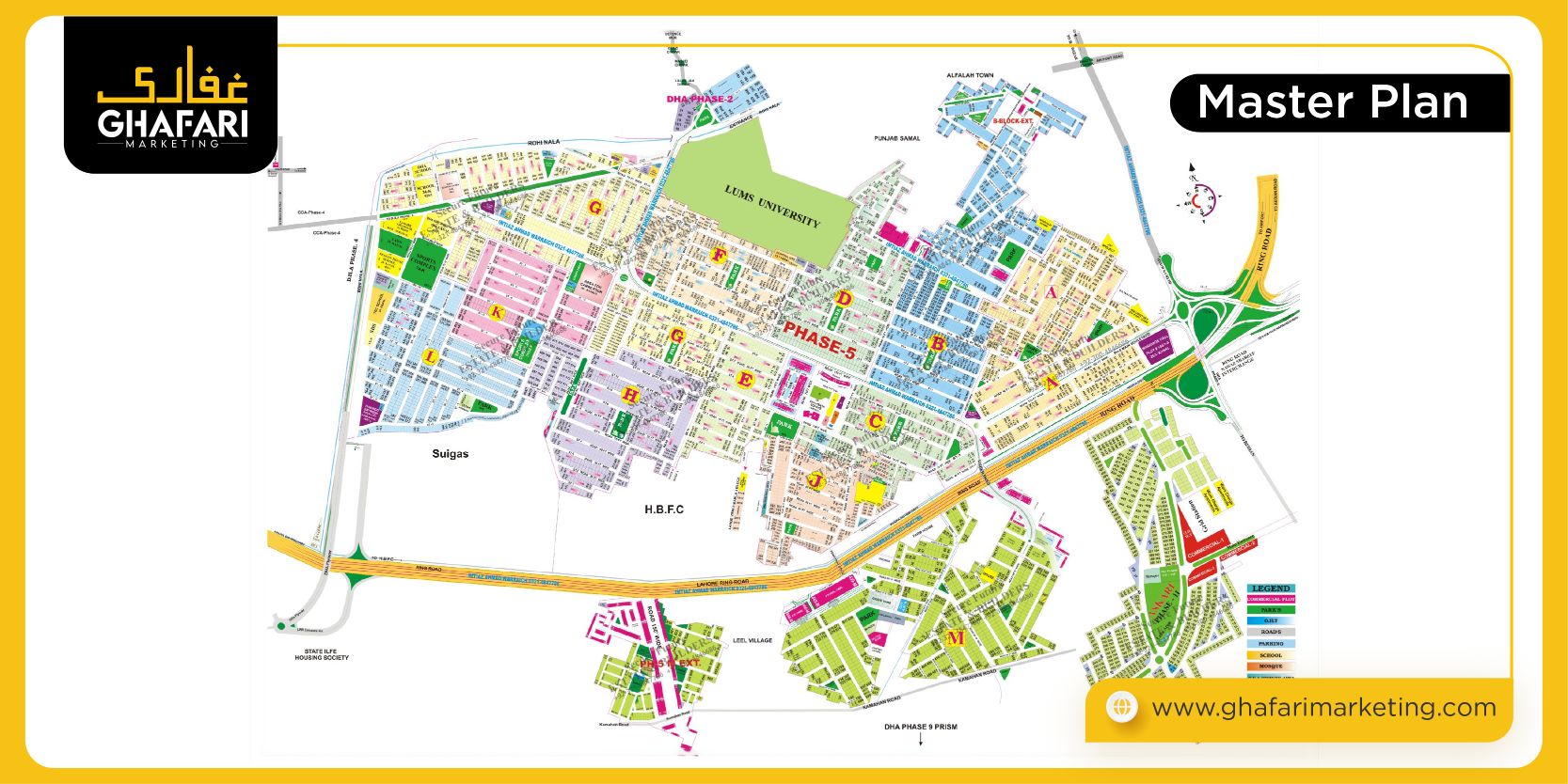 DHA Lahore Master Plan 