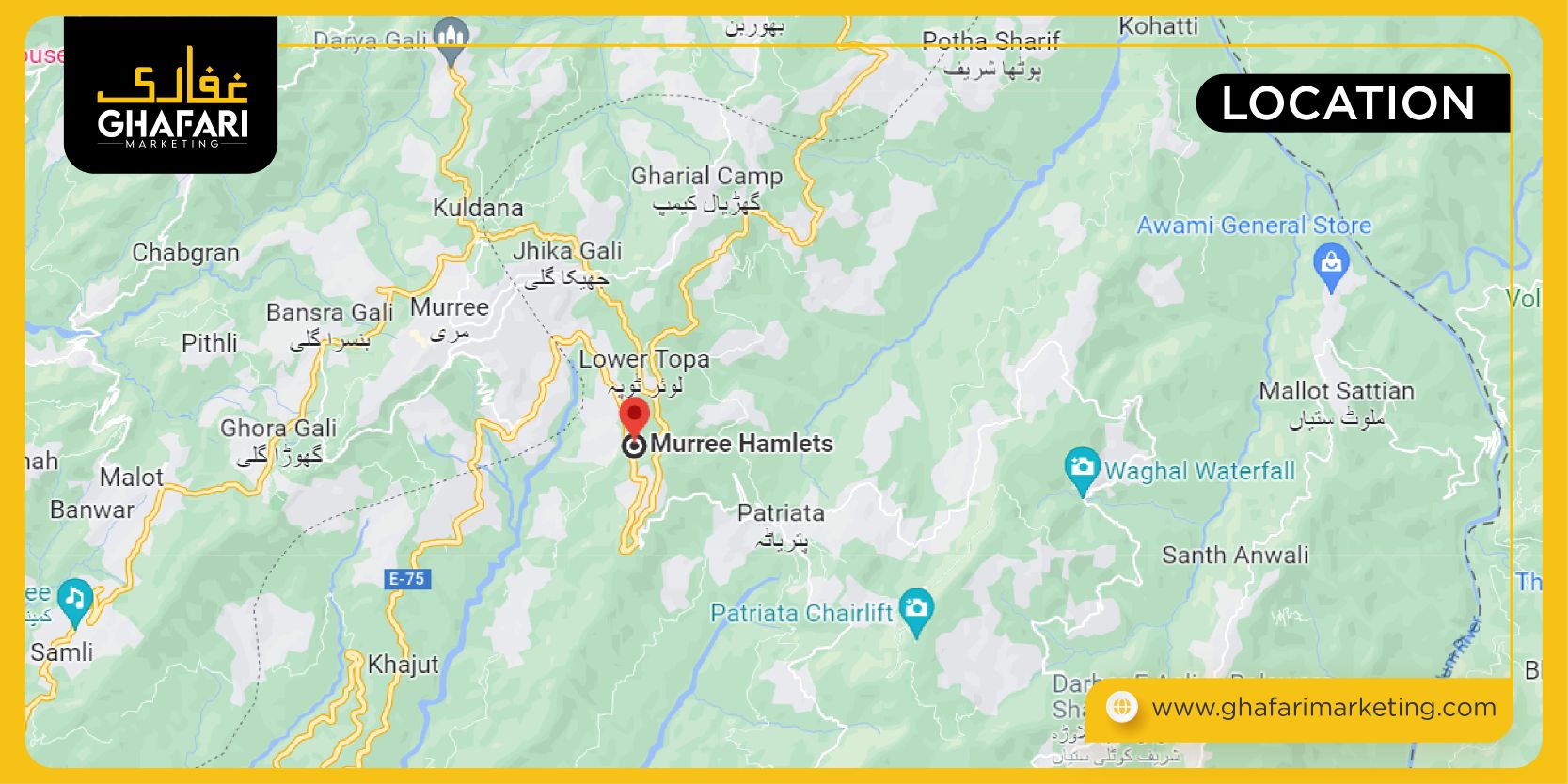 Murree Hmalets Location Map 