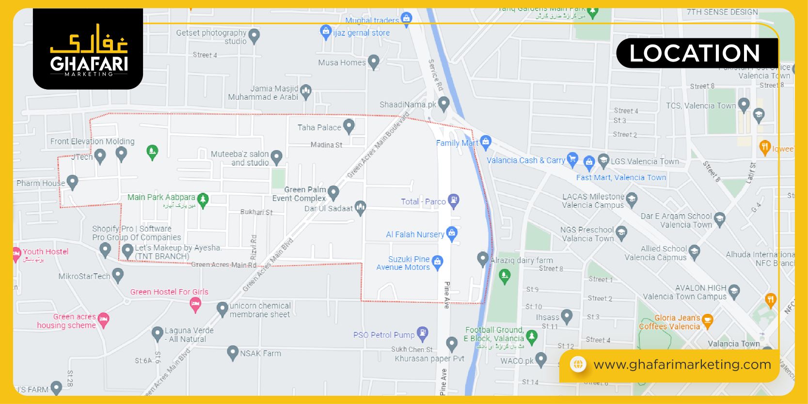 T&T Housing Society Location Map 