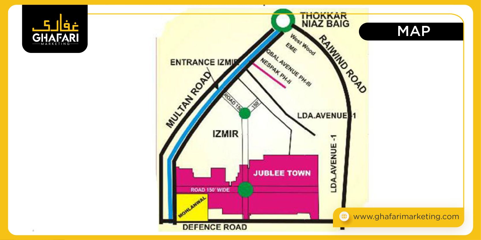 jubilee town lahore Master Plan 